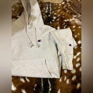 Size XS Grey Champion Hoodie